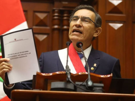 Presidente Vizcarra propone adelanto de elecciones generales al 2020