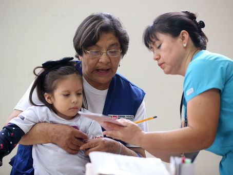 Minsa garantiza vacunación de menores de 5 años y población en riesgo