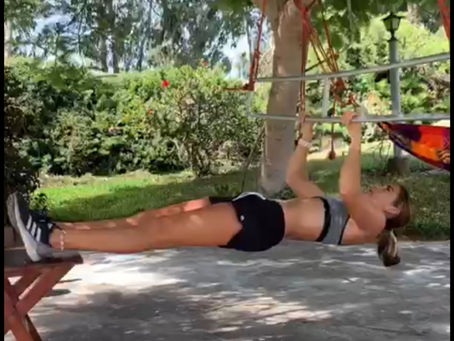 Velerista María Belén Bazo enseña cómo entrenar sin implementos deportivos