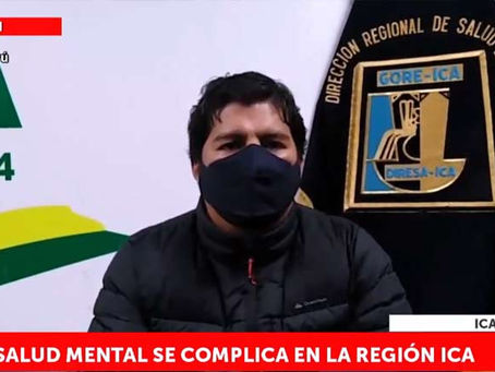 Ica: Al menos 22 personas con COVID-19 se intentaron suicidar durante la pandemia
