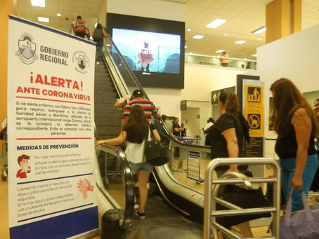 Coronavirus: refuerzan control sanitario en aeropuerto Jorge Chávez
