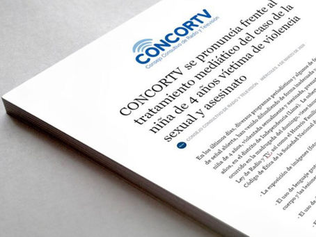 Concortv: tratamiento de caso de niña asesinada atenta contra la ética
