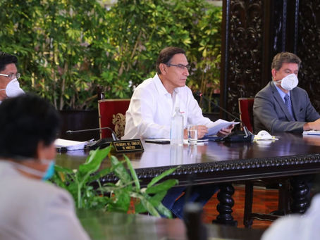 Presidente Vizcarra confirma 580 casos de coronavirus en el país
