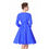 Thumbnail: Heroecol Women Boat Neck Vintage 1950s 60s Swing Rero Style Dress 19-0580