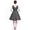 Thumbnail: Women's Vintage Black and White Dress