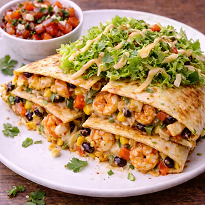 The Classic Shrimp Quesadilla