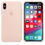 Miniatura: Funda de silicona para iPhone XS - Color arena rosa