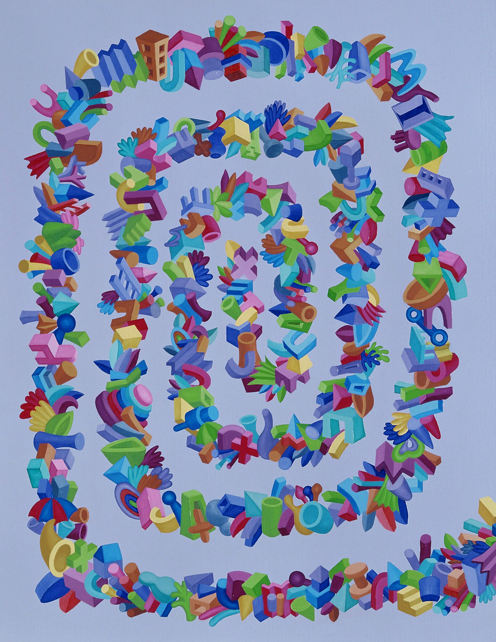 Encounter,117x91cm,oil on canvas,2007