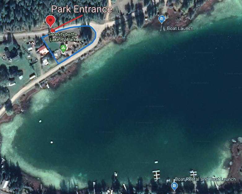 Serenity RV Park Entrance Map.png