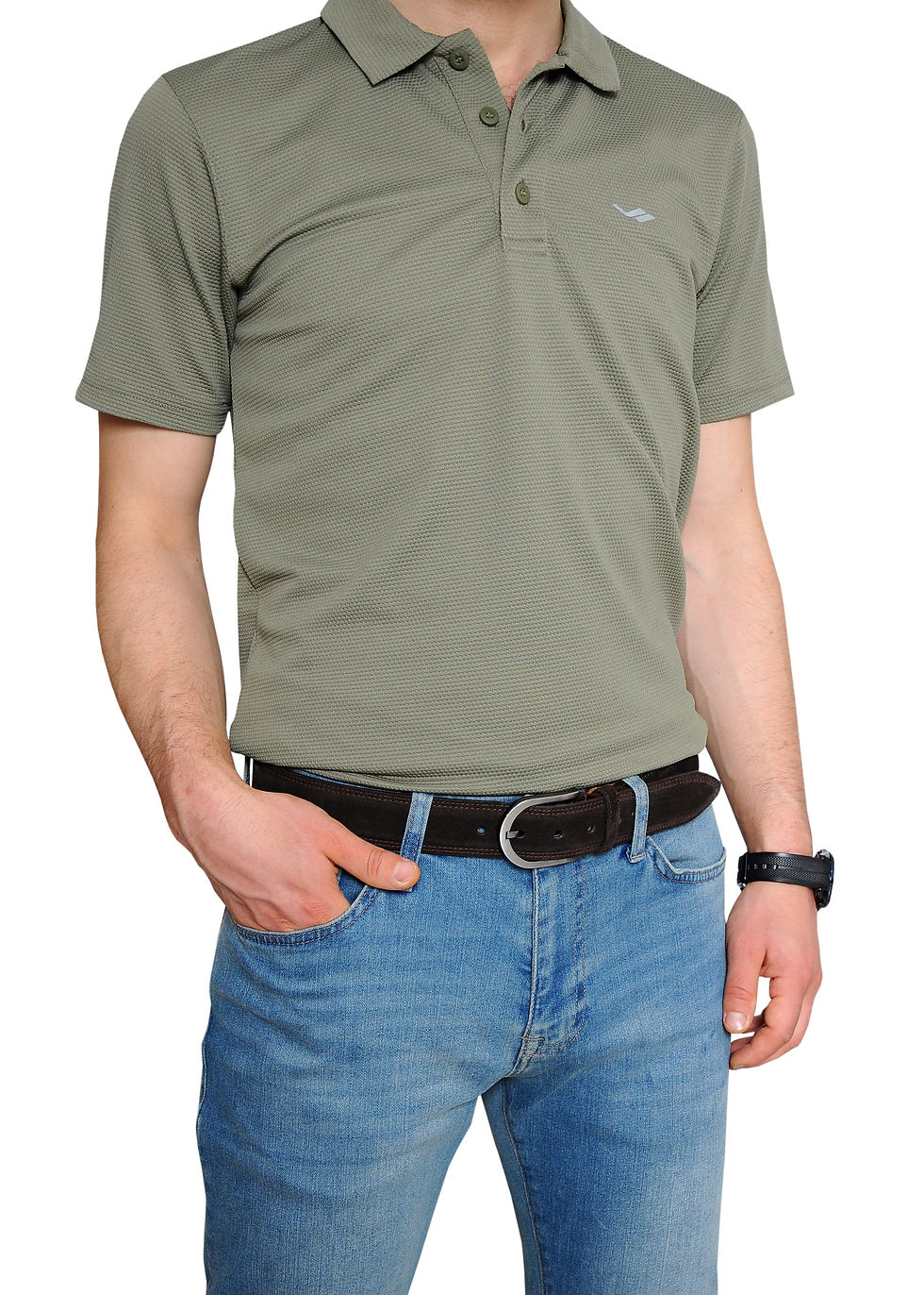 Thumbnail: Sagrada Dark Brown Suede Belt