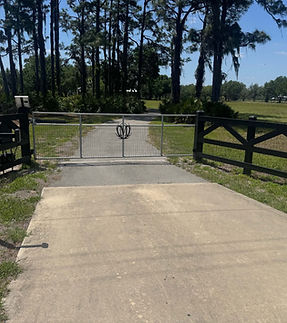 Automatic Gate by Griffin Fence and Clearing Inc