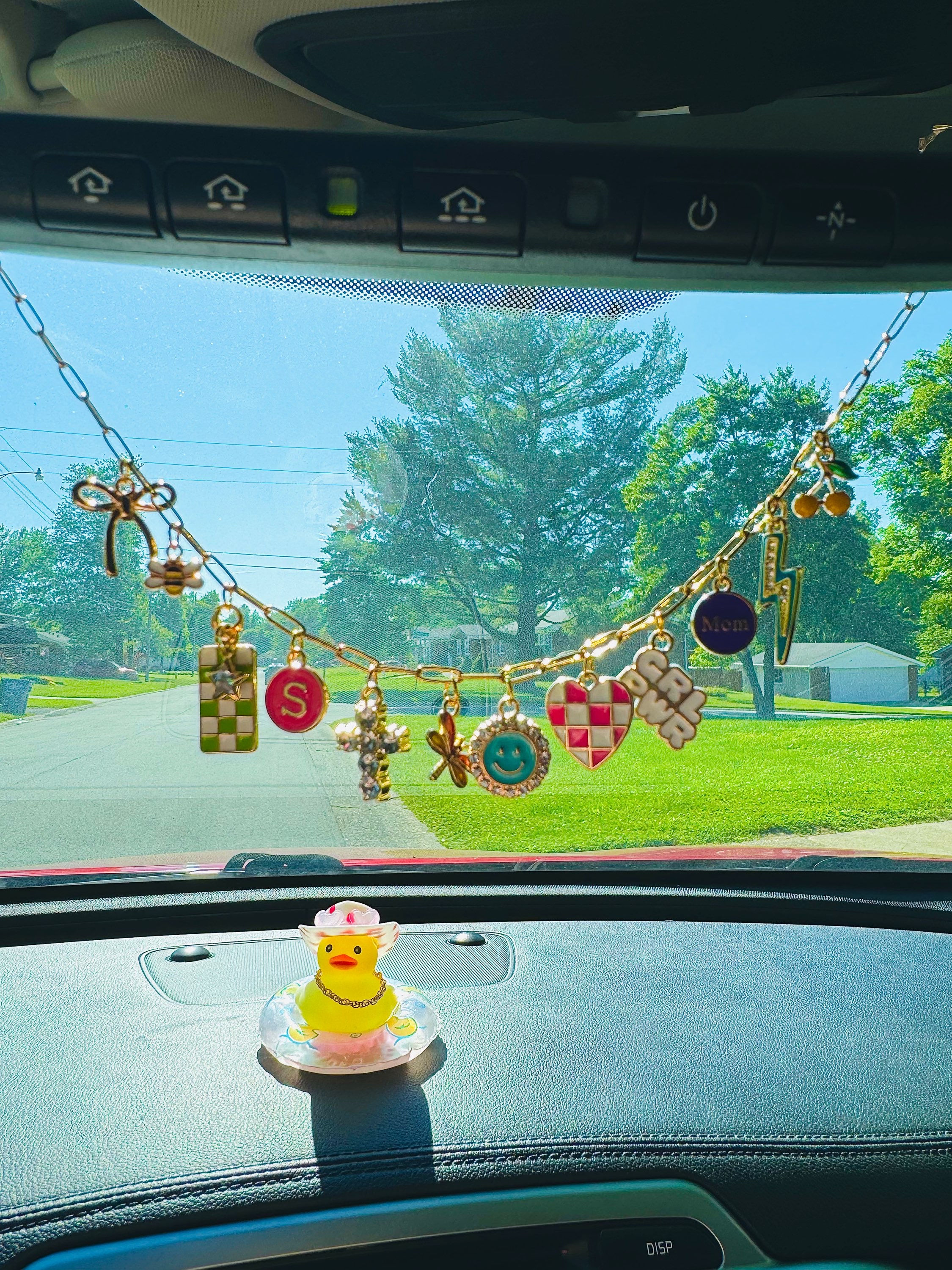 Custom Rear View Mirrow Car Charms