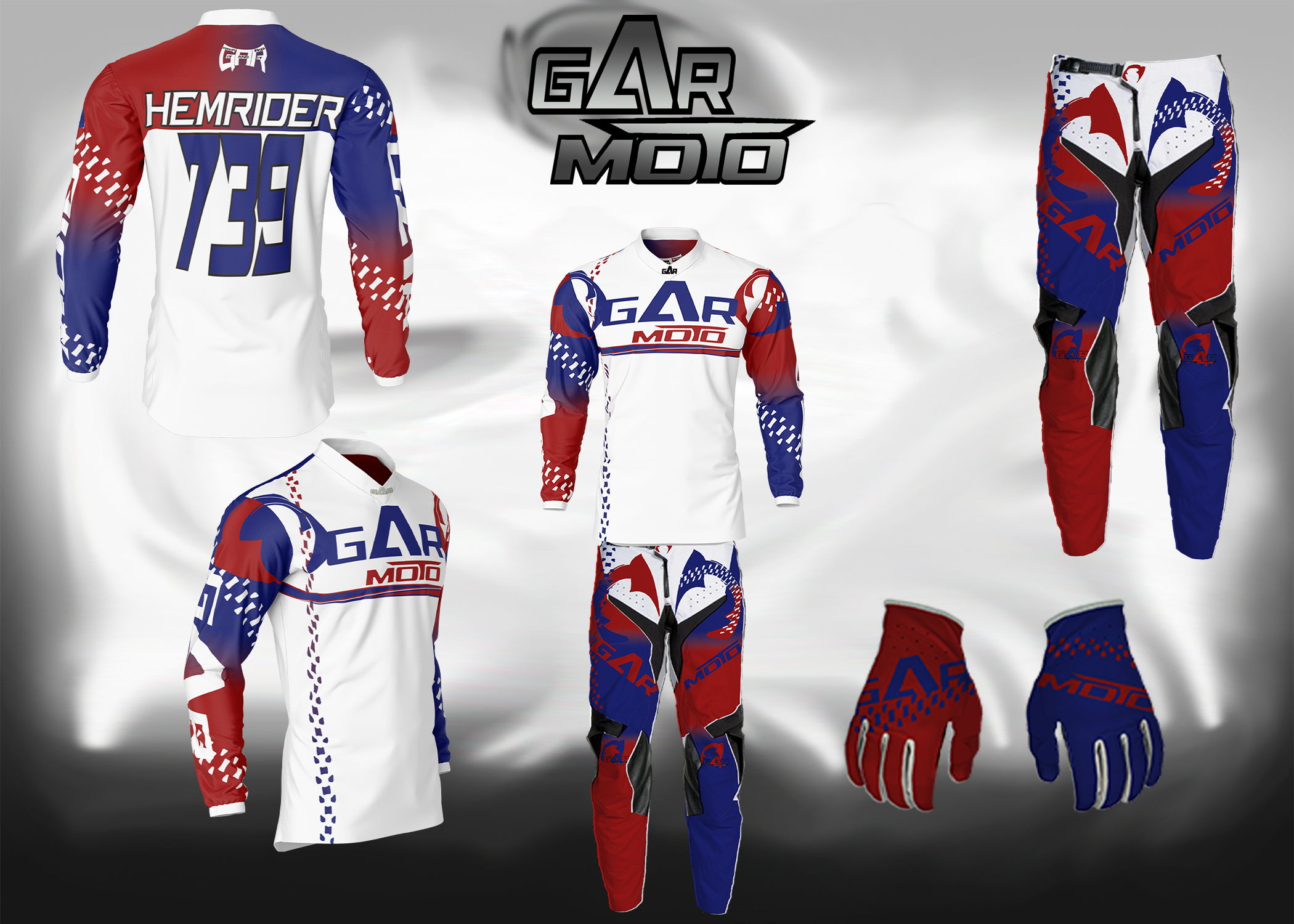 K.I.S Dark Red and Blue