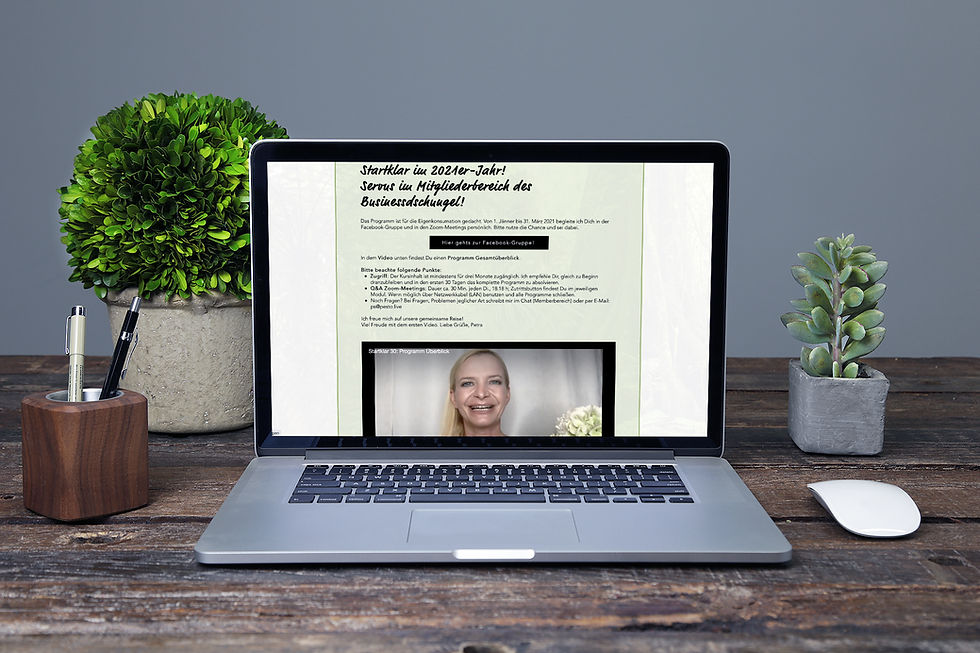 Miniaturbild: Werbung, unbezahlt; Ansicht Onlinekurs Startklar