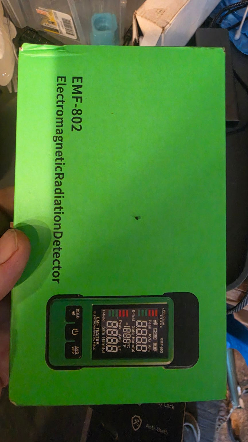 EMF-802 electromagnetic radiation detector box