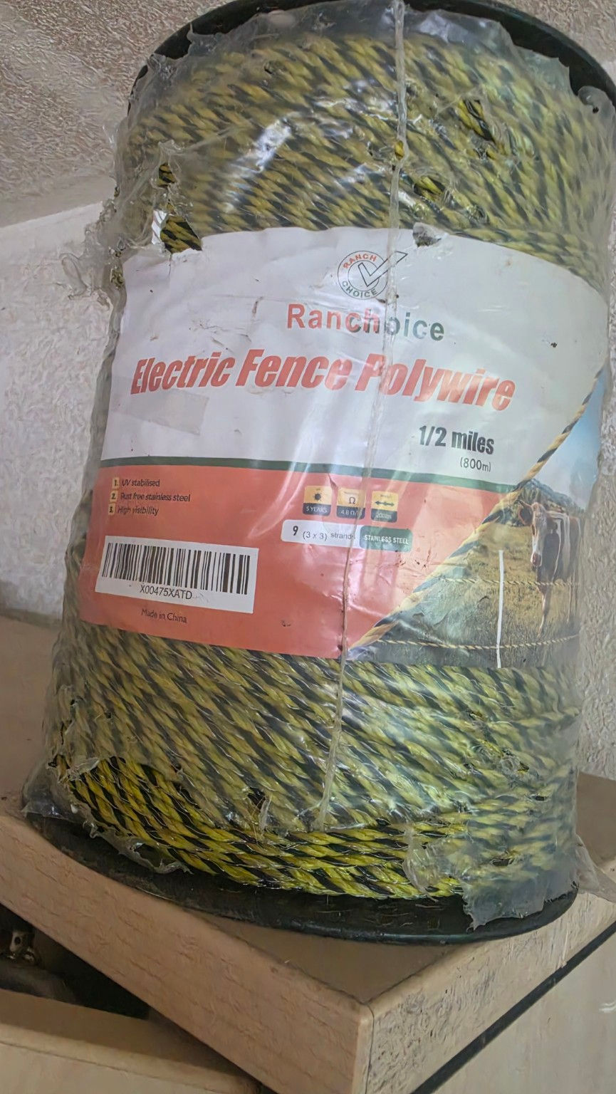 Ranch Choice 1/2-mile electric fence polywire