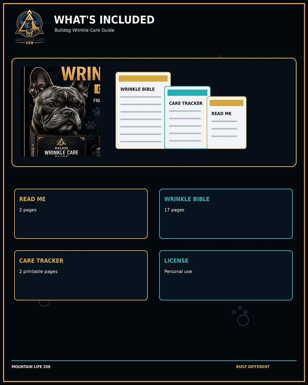 Thumbnail: What is included in the Bulldog Wrinkle Care Guide