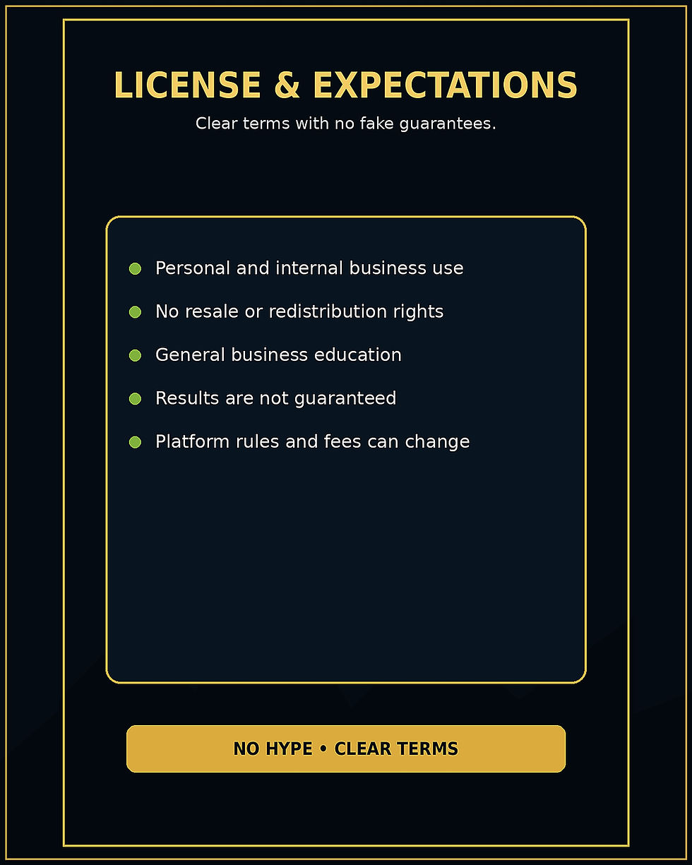 Thumbnail: Digital Products Master Training license and expectations