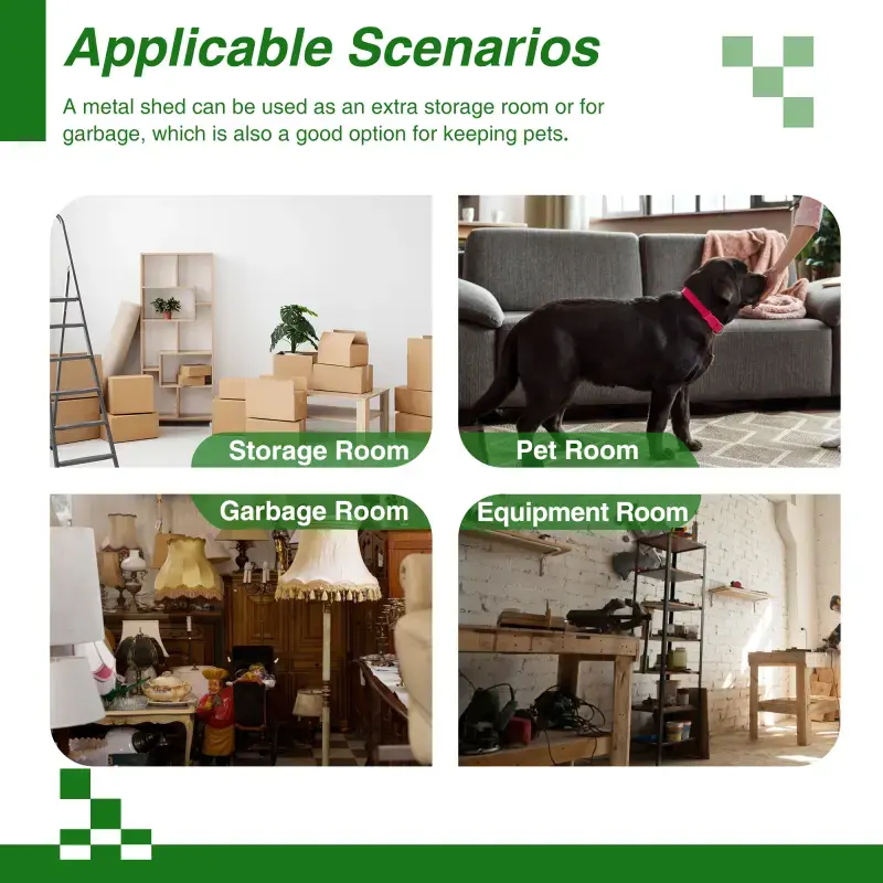 Thumbnail: 8×10 Outdoor Storage Shed – Fast Delivery