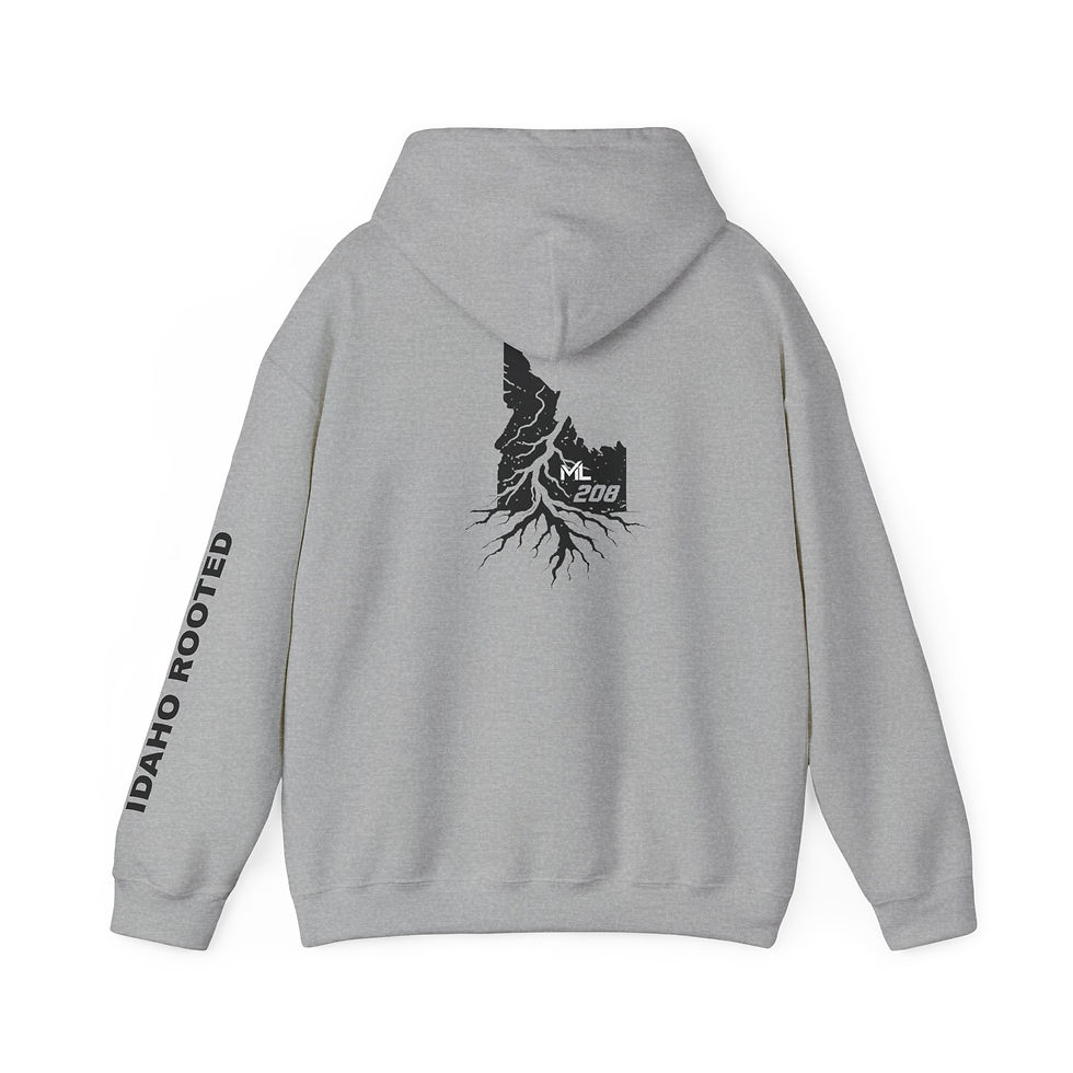 Thumbnail: Idaho Rooted Hoodie -Mountain Life 208 / Idaho Lifestyle Apparel
