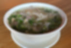 A bowl of pho with brisket and GF noodles. Just one among the many offered.