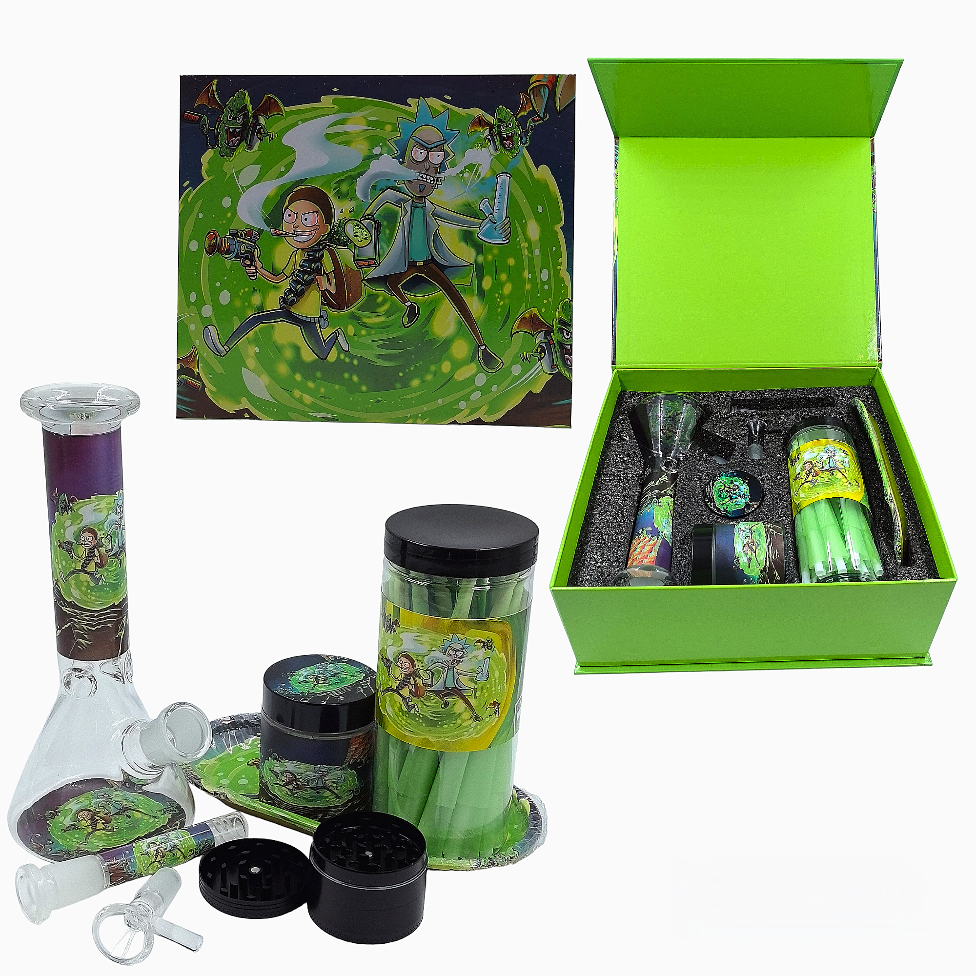 Rick & Morty Bong Kit Set