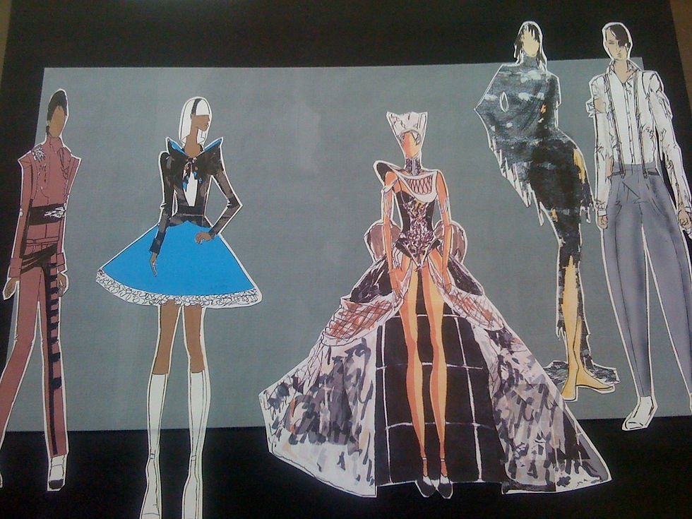 Preliminary Costume Sketches
