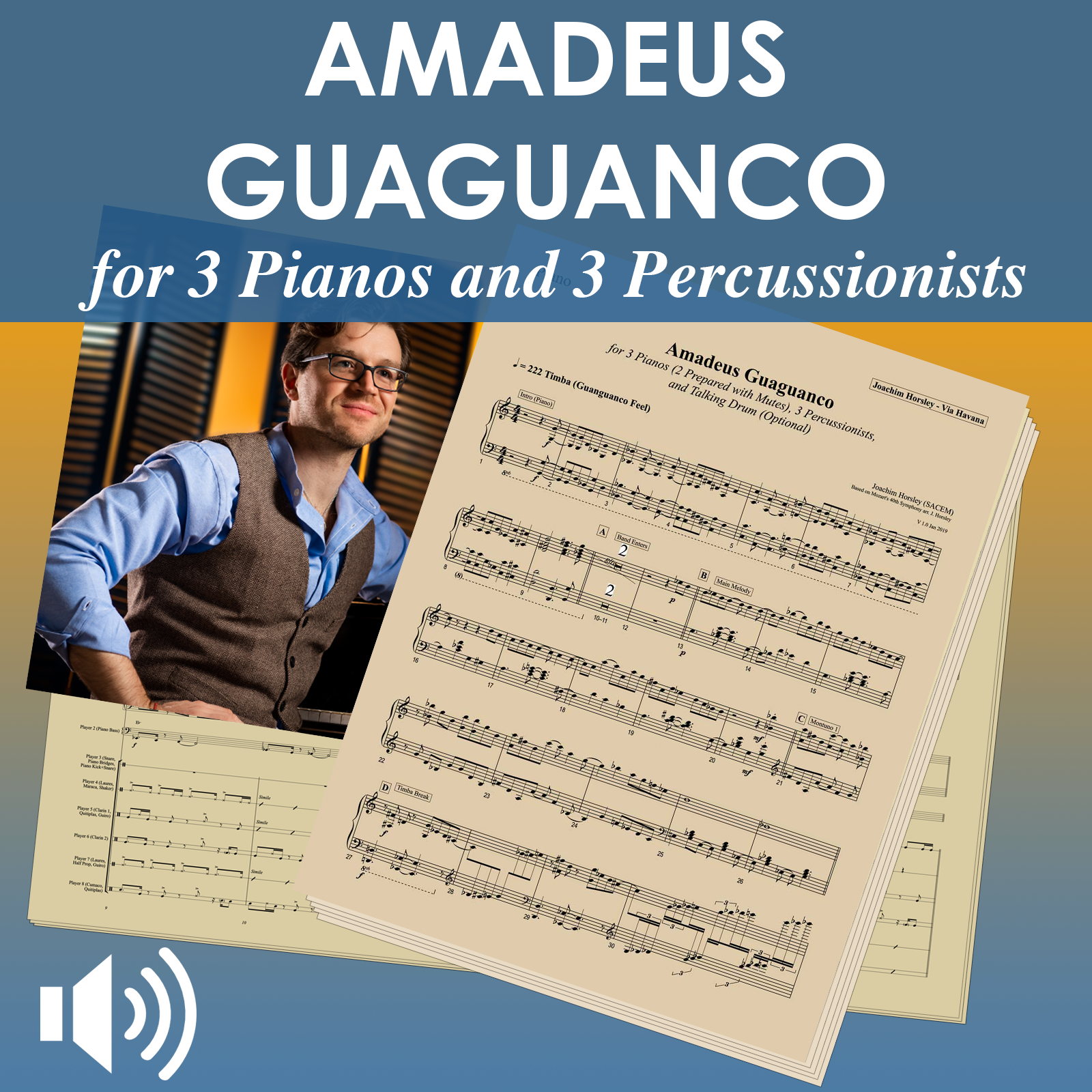 Amadeus Guaguanco (SCORE, PARTS, & AUDIO)