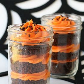 Chocolate Orange Cupcake Sundae