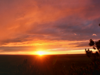 October 1st | Roche-A-Cri Mound, Wisconsin Sunset