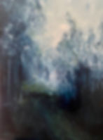 L'Instant avant le jour 81 x 60 cm