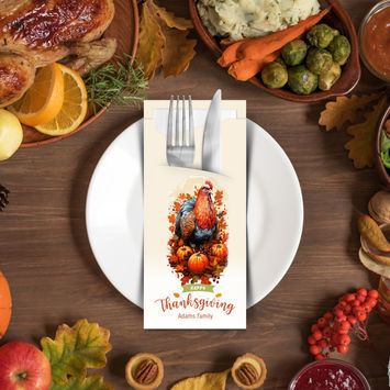 Bespoke Cutlery Pouches with Napkins: A Personalized Touch for Your Thanksgiving Celebration