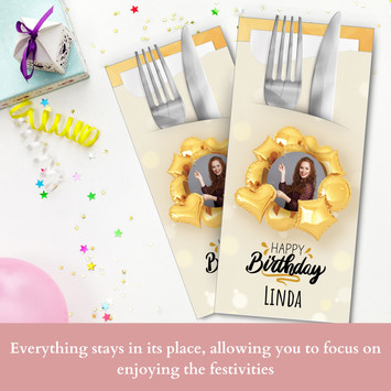Bespoke Cutlery Pouches with Napkins: A Personalized Touch for Your Birthday Party