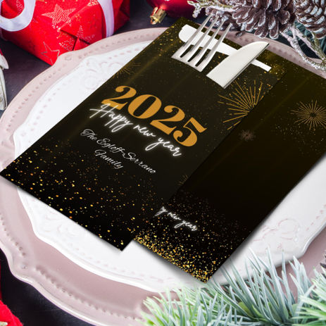 Bespoke Cutlery Pouches with Napkins: A Personalized Touch for Your New Year's Eve Party