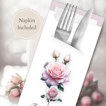 Bespoke Cutlery Pouches with Napkins: A Personalized Touch for Your Wedding Celebration