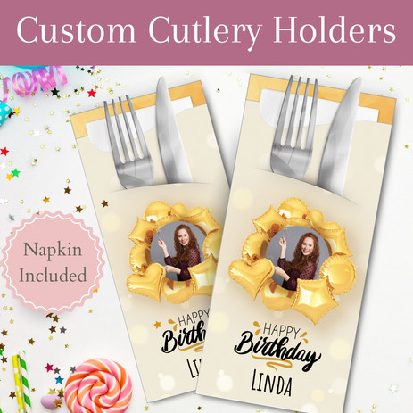 Bespoke Cutlery Pouches with Napkins: A Personalized Touch for Your Birthday Party