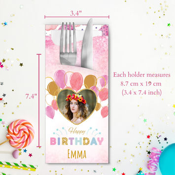 Bespoke Cutlery Pouches with Napkins: A Personalized Touch for Your Birthday Party