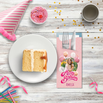 Bespoke Cutlery Pouches with Napkins: A Personalized Touch for Your Birthday Party