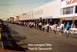 1994 Longest Line Dance Tamworth NSW - Guiness Record Attempt