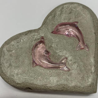 Dolphin Paper Weight - Cement