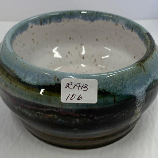 Pottery Bowl #106 - SIDE VIEW