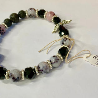 Angel Bracelet - Black / Grey / Pink