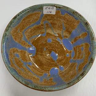 Pottery Bowl #116 - TOP VIEW