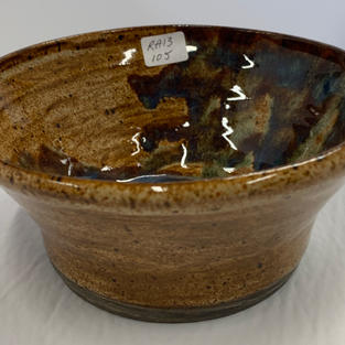 Pottery Bowl #105 - SIDE VIEW