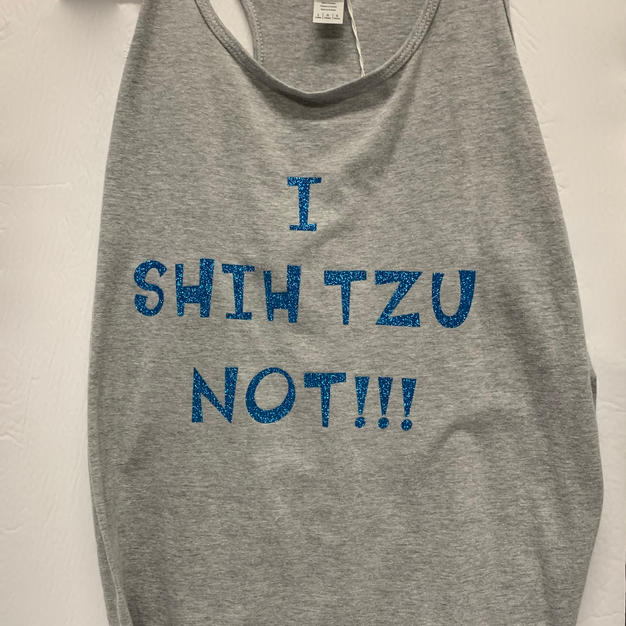 I Shih Tzu Not! - Tank Top - Grey L