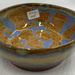 Pottery Bowl #108 - SIDE VIEW