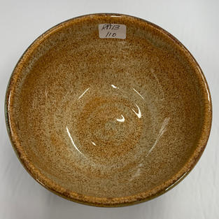 Pottery Bowl #110 - TOP VIEW
