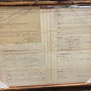 1800's Land Transfer Title (Into Woman's Name)