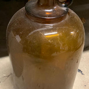 Brown Glass Jug
