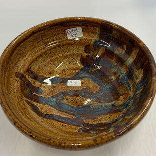 Pottery Bowl #103 - TOP VIEW